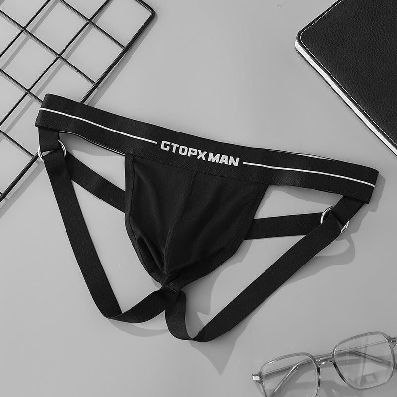 Men's Thin Cut-out U-shaped Thong