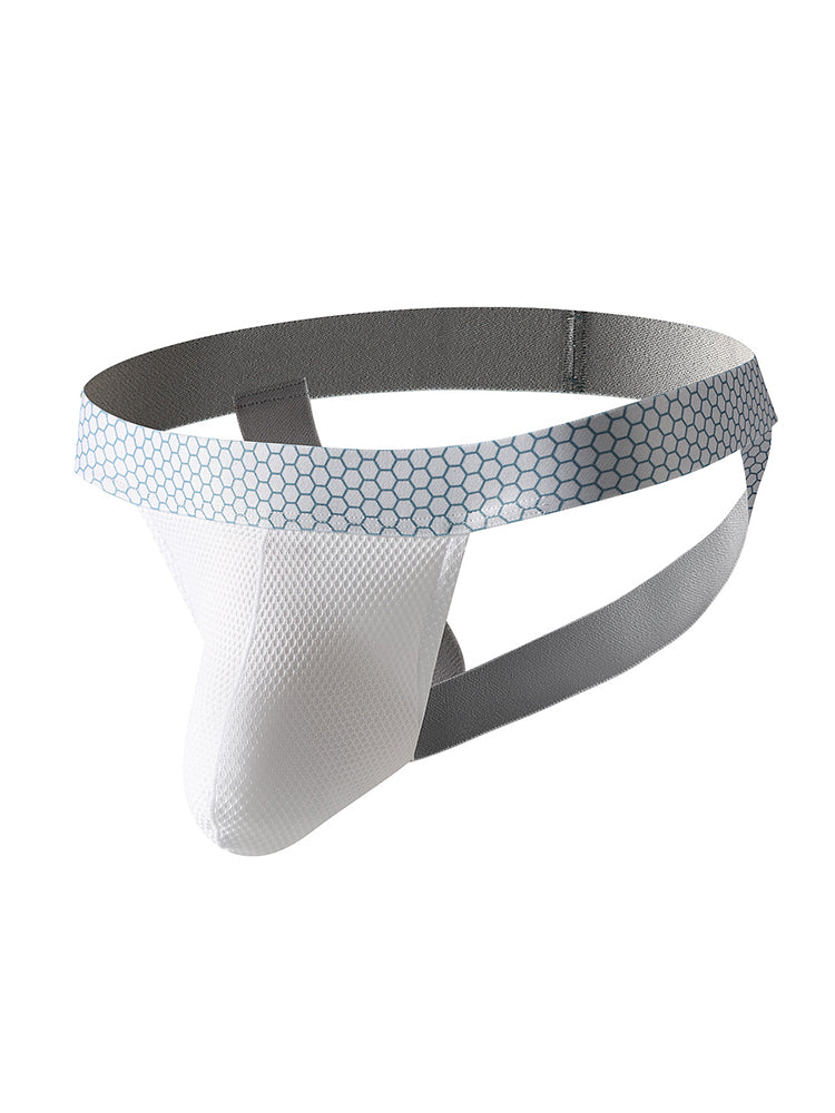 4 Pack Men's Solid Color Seamless Comfort Sporty Cut Cooling Touch Stretch Fit Jockstrap