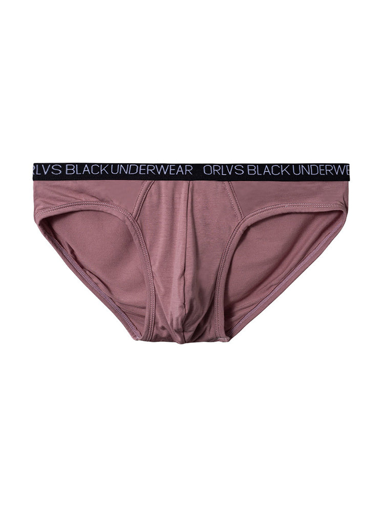 2 Pack Men's Trendy Seamless Waistband Ultra-Soft Fabric Stay-Put Fit Briefs