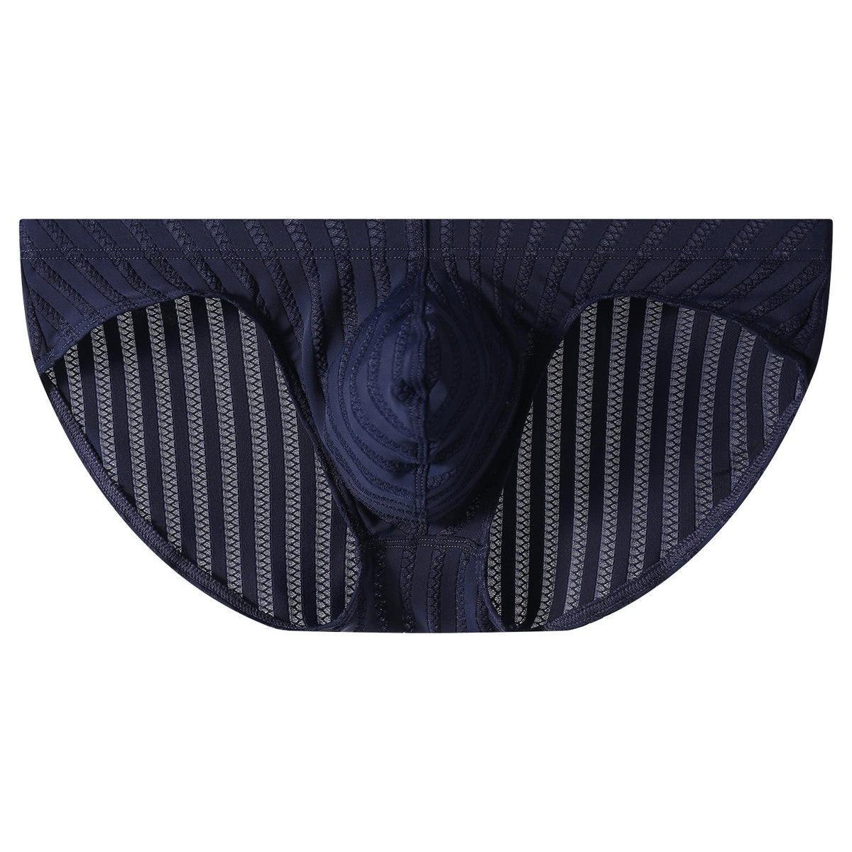 Solid Color Striped Sexy Large Pocket Briefs