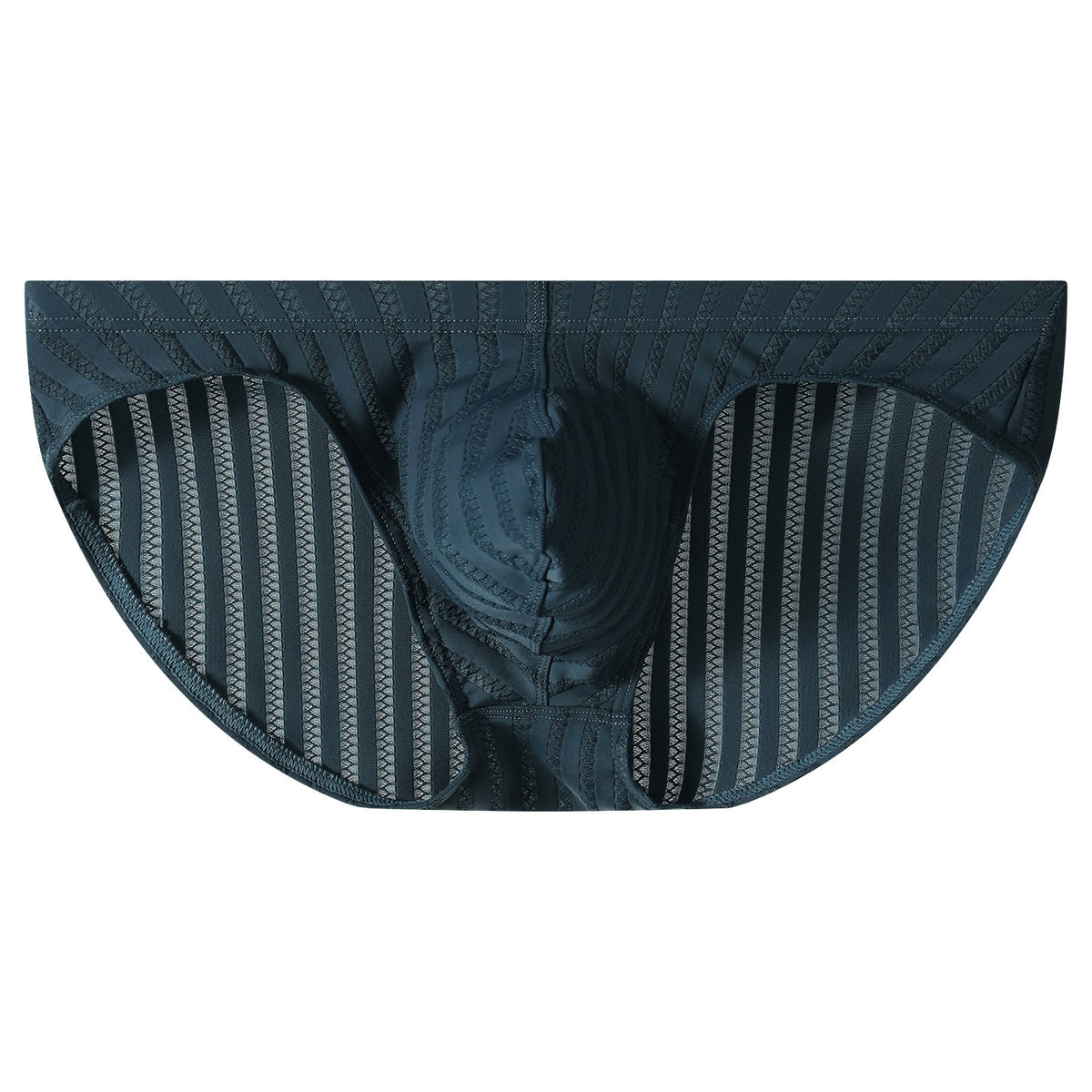Solid Color Striped Sexy Large Pocket Briefs