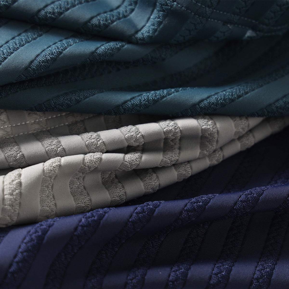 Solid Color Striped Sexy Large Pocket Briefs