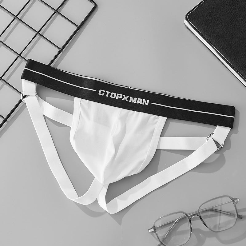 Men's Thin Cut-out U-shaped Thong