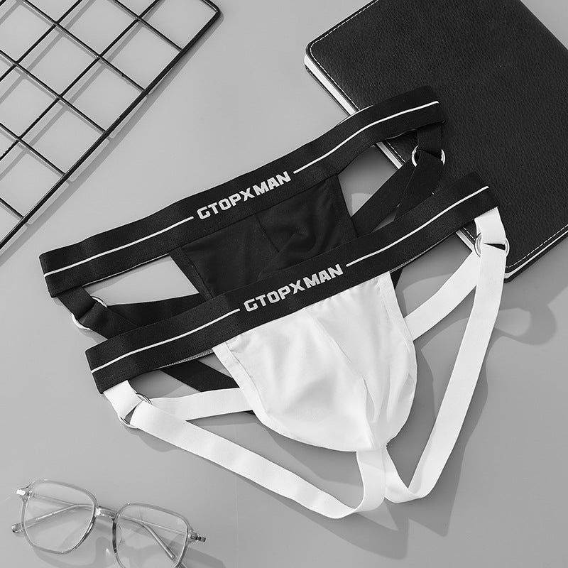 Men's Thin Cut-out U-shaped Thong
