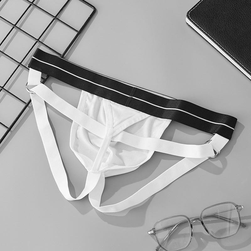 Men's Thin Cut-out U-shaped Thong