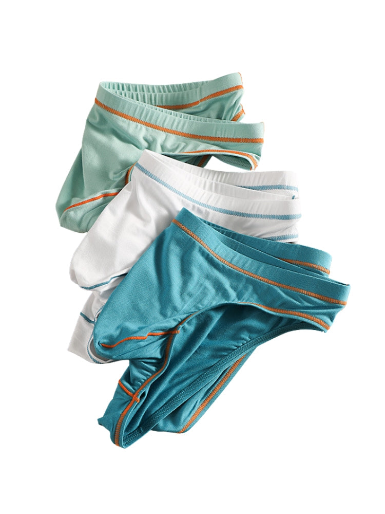 3 Pack Men's Seamless Comfort Sexy Contoured Pouch Supportive Fit Bikini