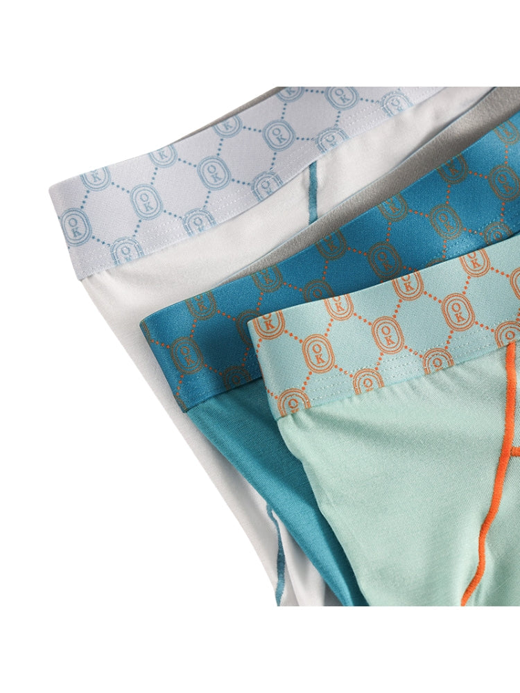 2 Pack Men's Ultra-Soft Anti-Chafing Stay-Put Fit Odor-Resistant Midway Briefs