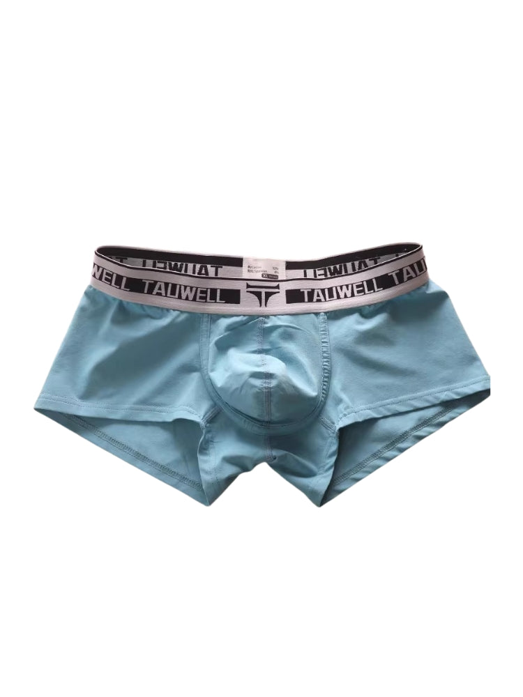 2 Pack Men's Ultra-Soft Breathable Cotton Supportive Fit Sporty Cut Comfy Trunks
