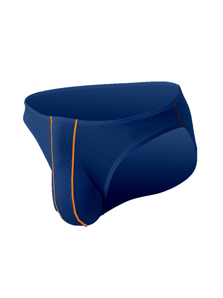 3 Pack Men's Breathable Mesh Sexy Low-Rise Supportive Pouch Bikini
