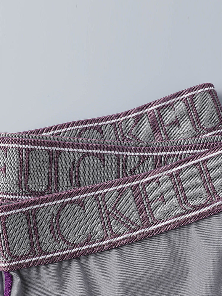 2 Pack Men's Ice-Silk Stretch Sports Briefs with 3D Pouch