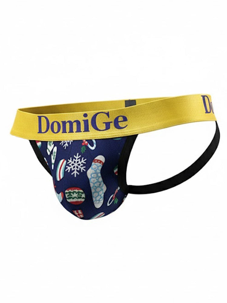 2 Pack Men's Fun Print Breathable Low-Rise Jockstrap