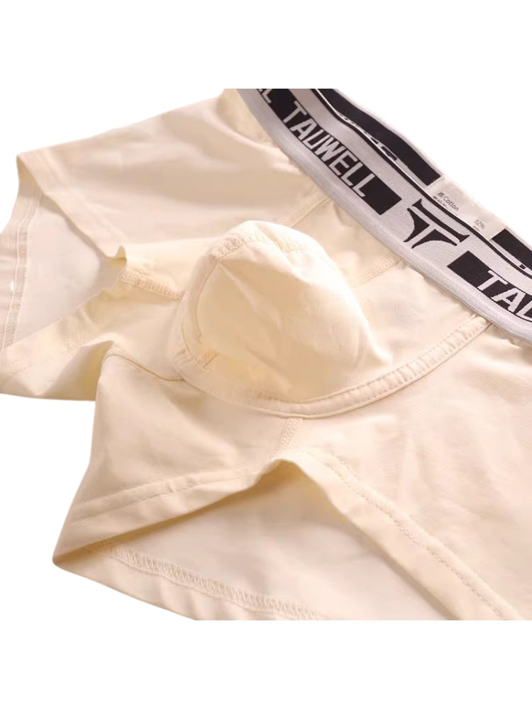 2 Pack Men's Ultra-Soft Breathable Cotton Supportive Fit Sporty Cut Comfy Trunks