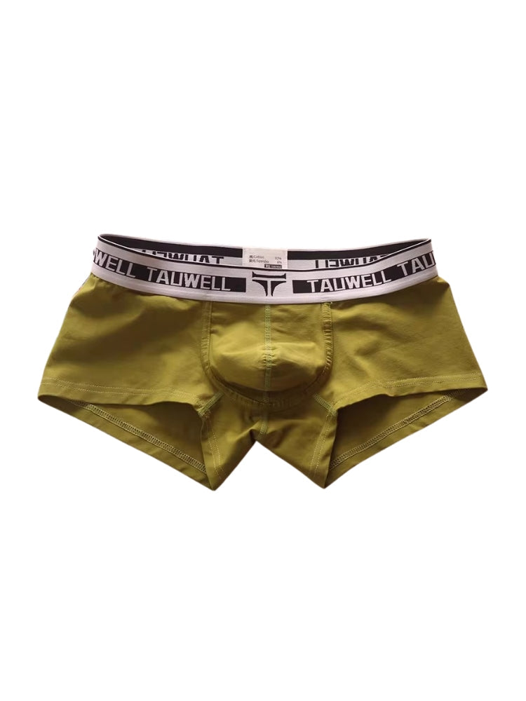 2 Pack Men's Ultra-Soft Breathable Cotton Supportive Fit Sporty Cut Comfy Trunks