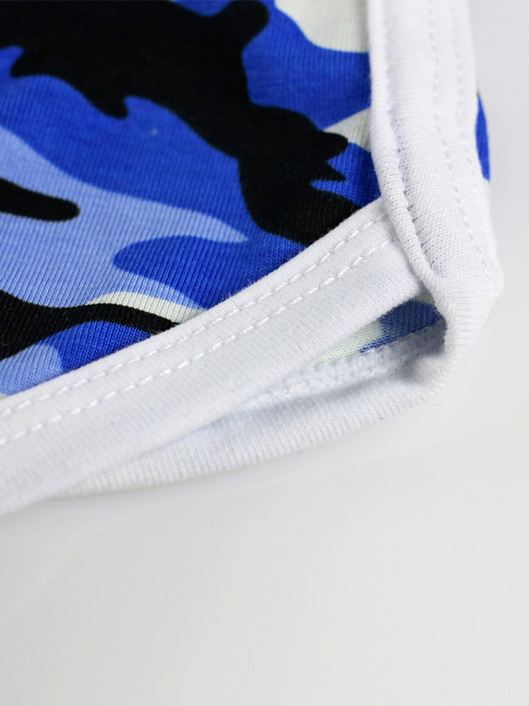2 Pack Men's Ultra-Soft Bold Prints Sporty Cut Anti-Chafing Snug Fit Trunks