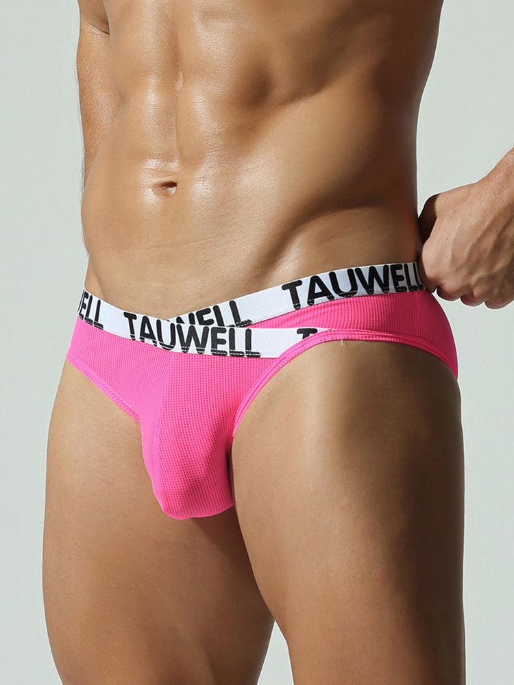 3 Pack Men's Minimalist Mesh Bikini with Crossed Waistband