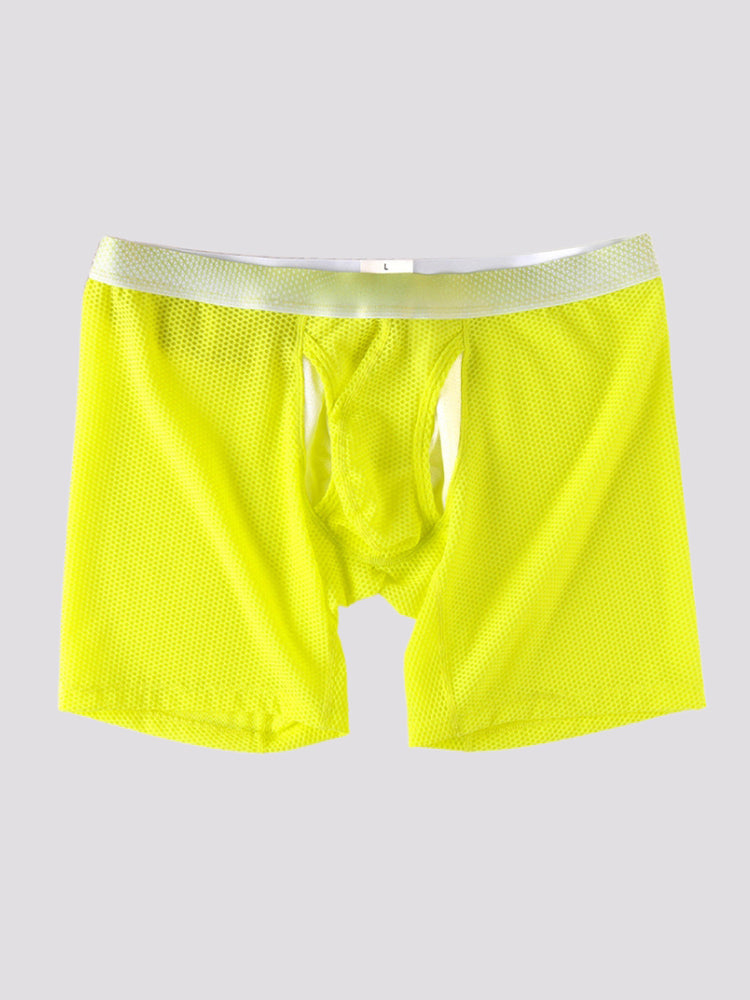 2 Pack Men's Ice Silk Ultra-Soft Mesh Breathable Cooling Comfort Midway Briefs