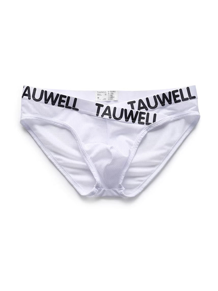 3 Pack Men's Minimalist Mesh Bikini with Crossed Waistband