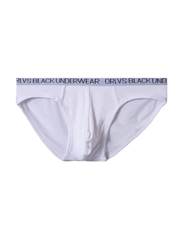 2 Pack Men's Trendy Seamless Waistband Ultra-Soft Fabric Stay-Put Fit Briefs