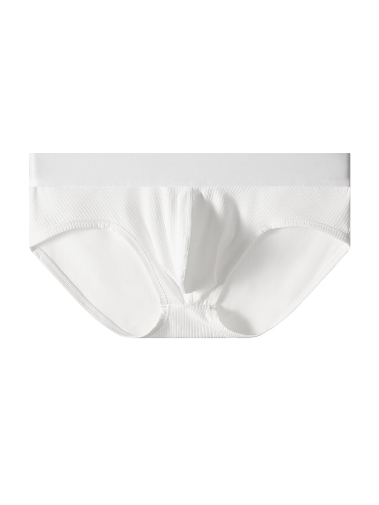 3 Pack Men's Solid Color Large U-Pouch Sporty Cut Odor-Resistant Soft Briefs