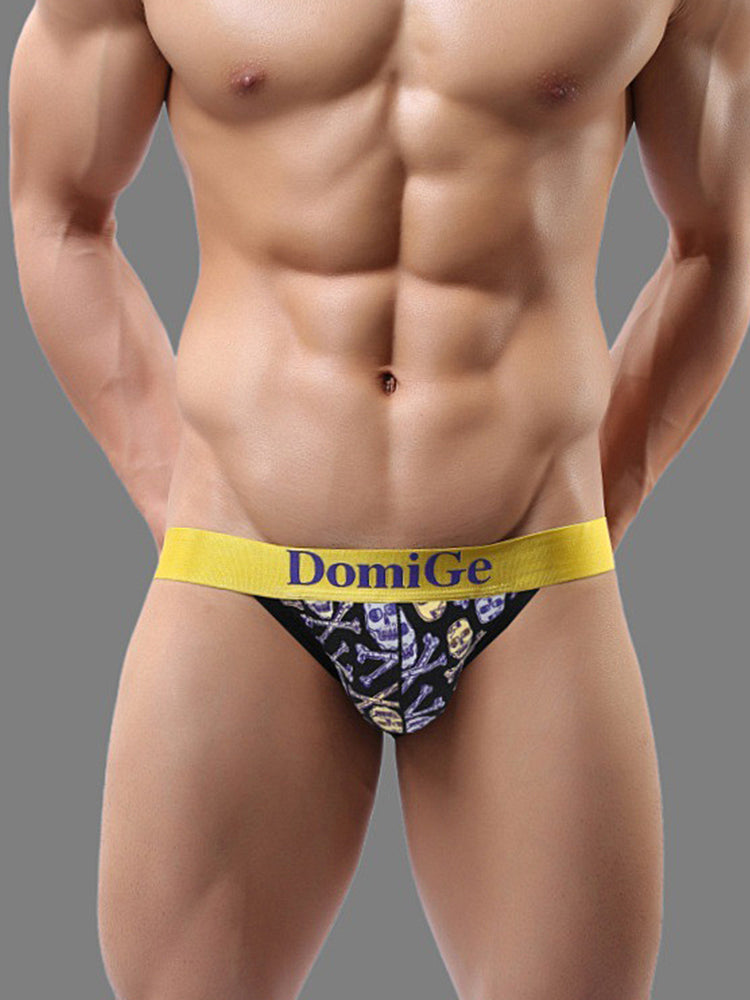 2 Pack Men's Fun Print Breathable Low-Rise Jockstrap