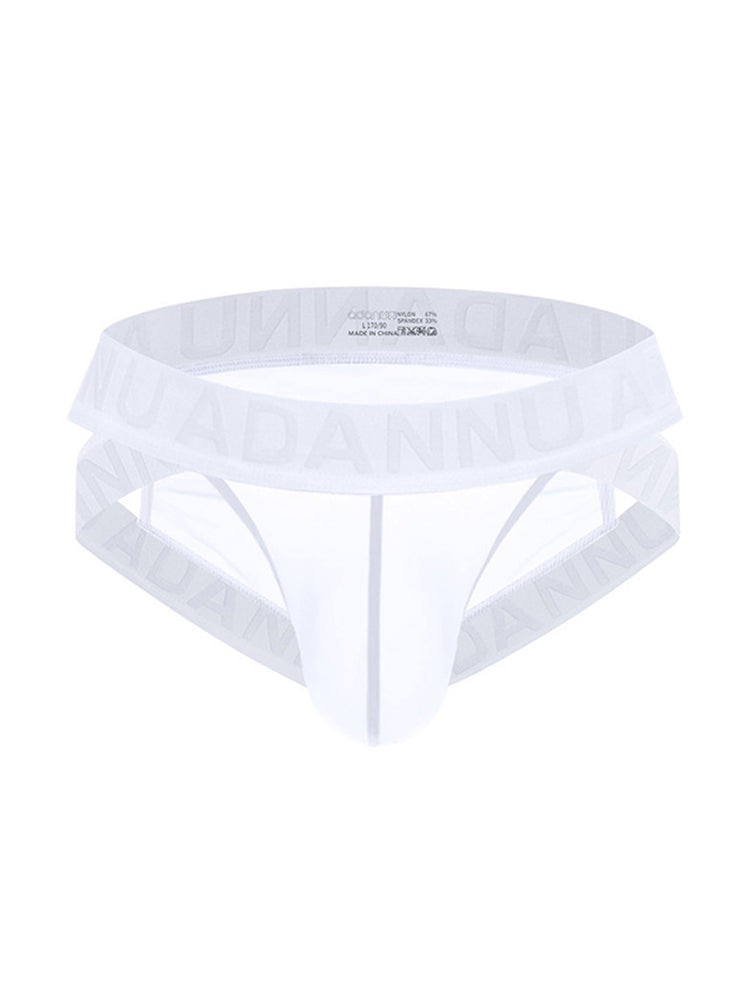2 Pack Men's Sexy Odor-Control Stretch Fit Semi-Transparent Sporty Cut Bikini