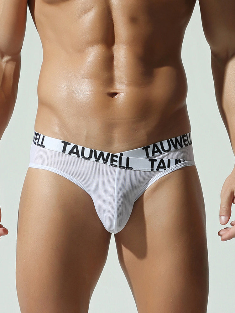 3 Pack Men's Minimalist Mesh Bikini with Crossed Waistband