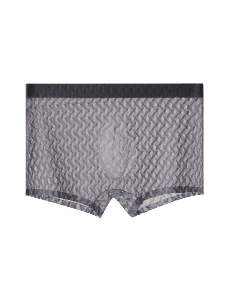Men's 3D Contoured Pouch Breathable Honeycomb Mesh Trunks
