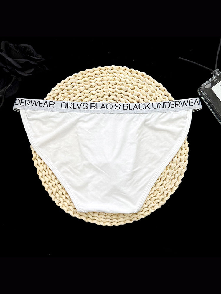 2 Pack Men's Soft Modal Bikini with U-Shaped Pouch and Stretch Waistband