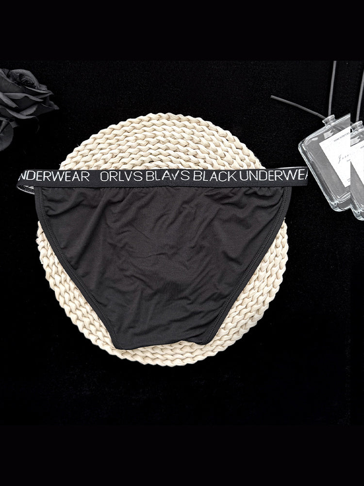 2 Pack Men's Soft Modal Bikini with U-Shaped Pouch and Stretch Waistband
