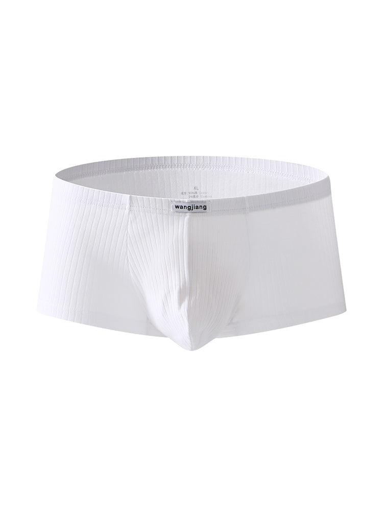 2 Pack Premium Cotton Double-Layered Gusset Breathable U-Pouch Trunks