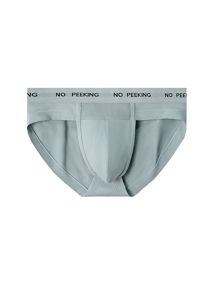 3 Pack Men's One-Piece Cut Briefs with Enhanced Pouch and Stretch Waistband