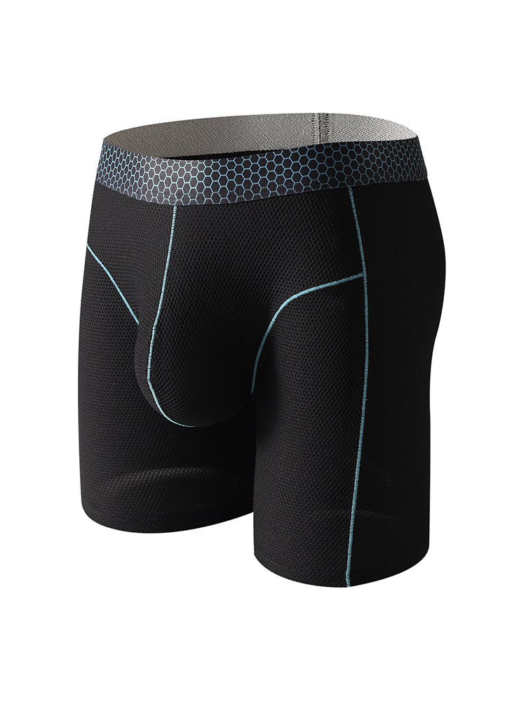 3 Pack Men's Mid-Rise Sporty Cut Full Coverage Anti-Chafing Odor-Control Midway Briefs