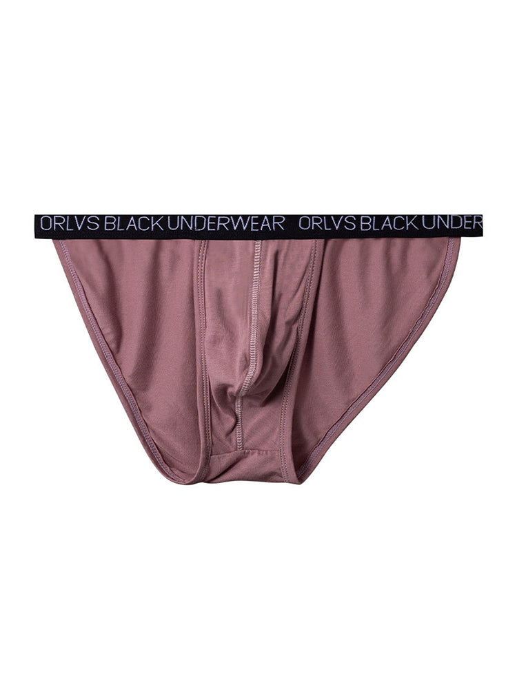 2 Pack Men's Soft Modal Bikini with U-Shaped Pouch and Stretch Waistband