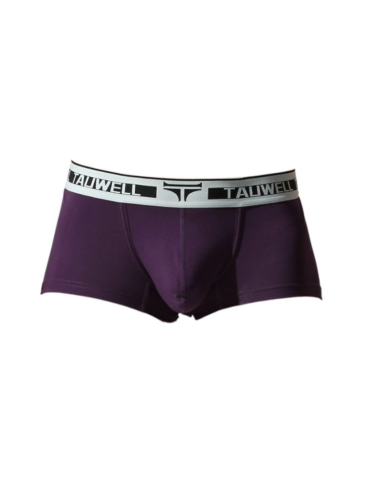 2 Pack Men's Ultra-Soft Breathable Cotton Supportive Fit Sporty Cut Comfy Trunks