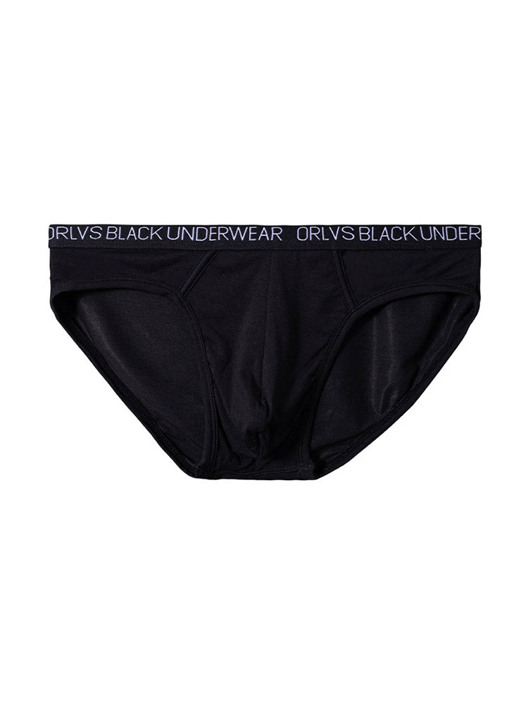 2 Pack Men's Trendy Seamless Waistband Ultra-Soft Fabric Stay-Put Fit Briefs