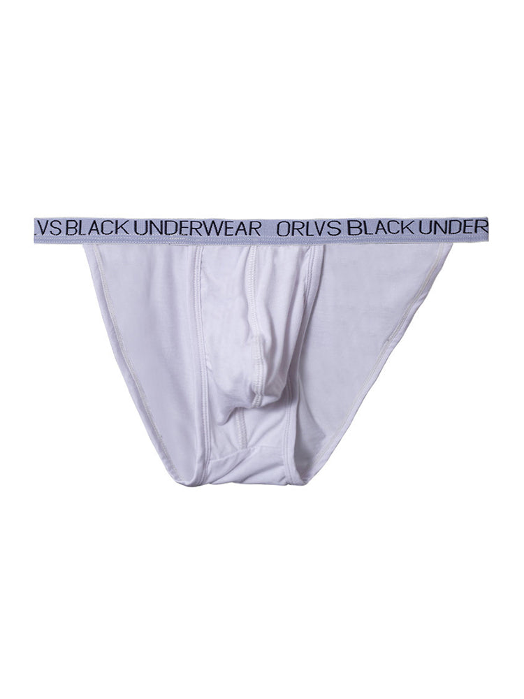 2 Pack Men's Soft Modal Bikini with U-Shaped Pouch and Stretch Waistband