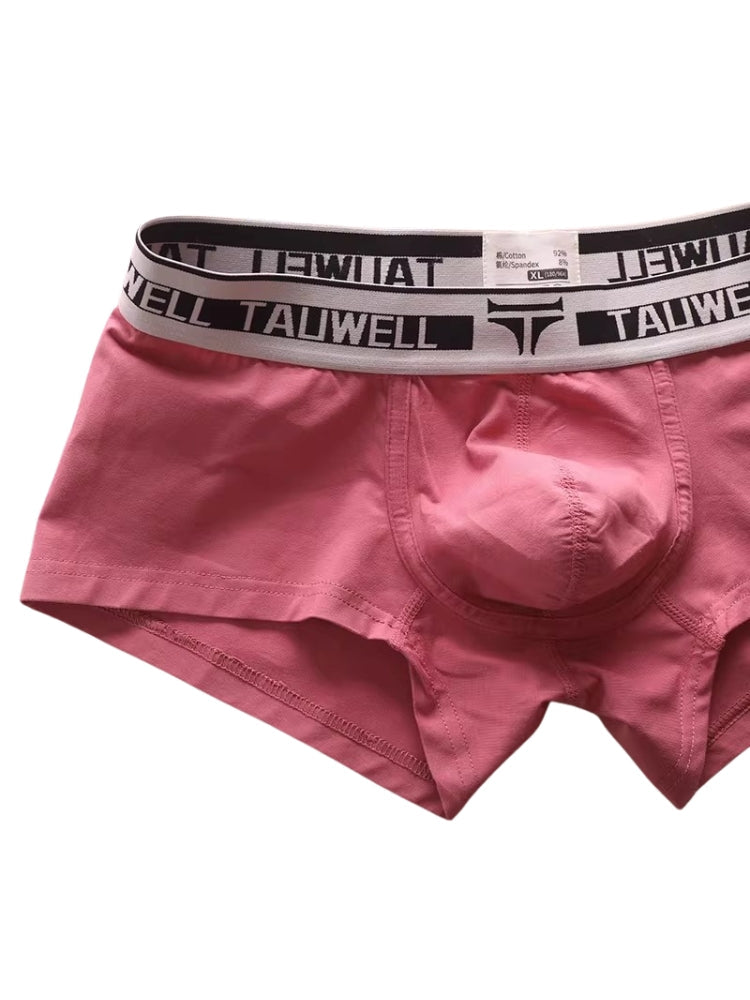 2 Pack Men's Ultra-Soft Breathable Cotton Supportive Fit Sporty Cut Comfy Trunks