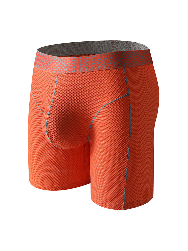 3 Pack Men's Mid-Rise Sporty Cut Full Coverage Anti-Chafing Odor-Control Midway Briefs