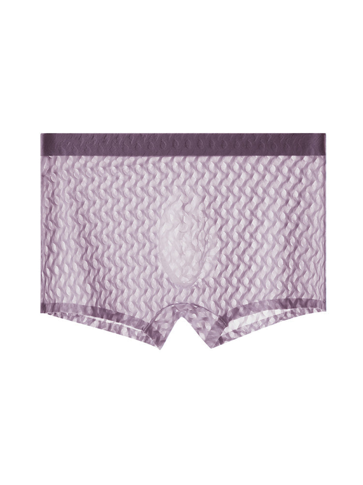 Men's 3D Contoured Pouch Breathable Honeycomb Mesh Trunks