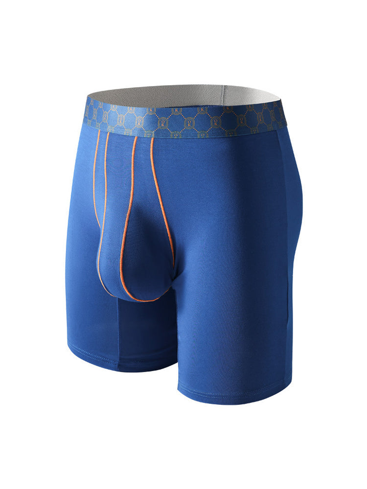 2 Pack Men's Solid Color Anti-Chafing Comfy Waistband Stretch Fit Midway Briefs