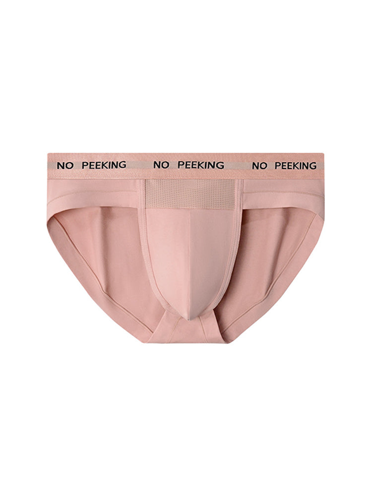 3 Pack Men's One-Piece Cut Briefs with Enhanced Pouch and Stretch Waistband