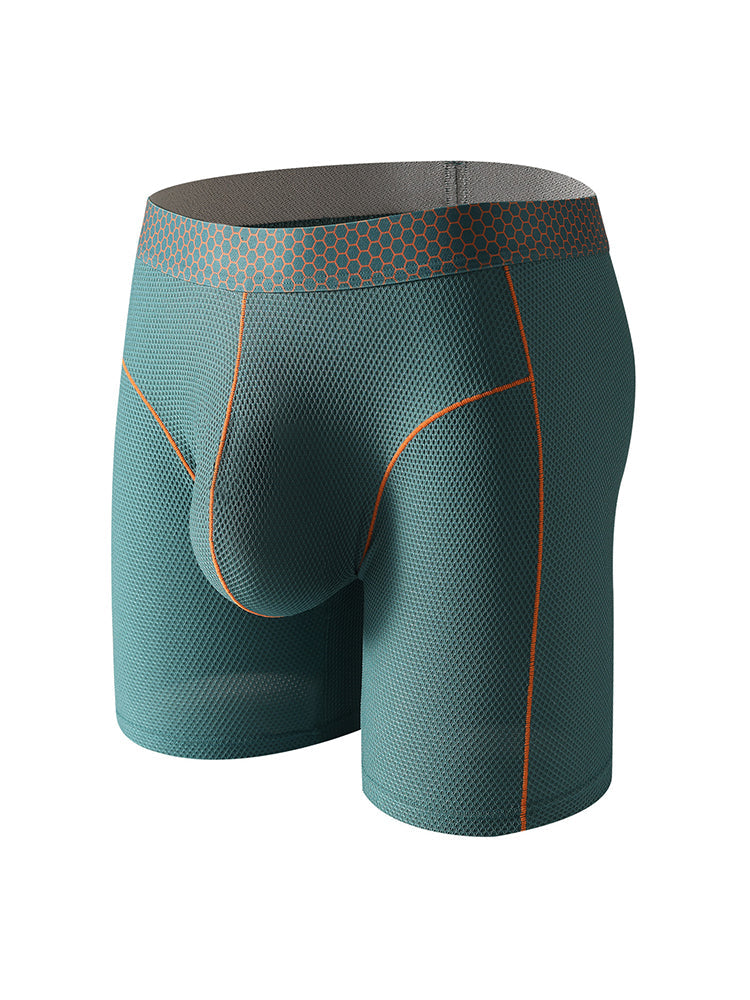 3 Pack Men's Mid-Rise Sporty Cut Full Coverage Anti-Chafing Odor-Control Midway Briefs
