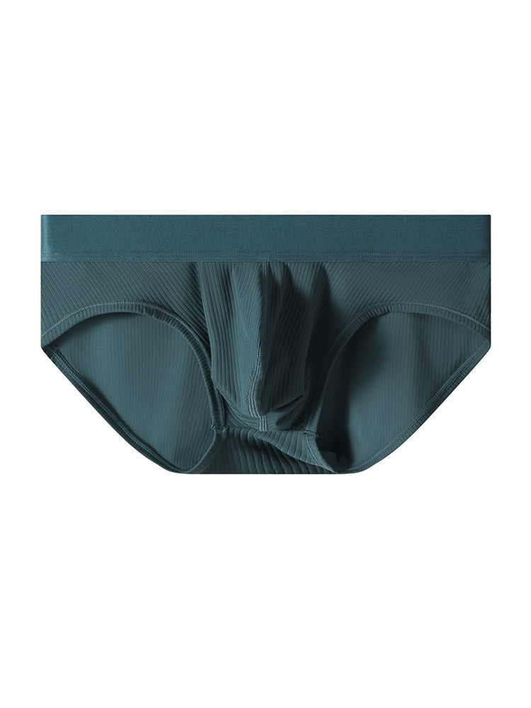 3 Pack Men's Solid Color Large U-Pouch Sporty Cut Odor-Resistant Soft Briefs