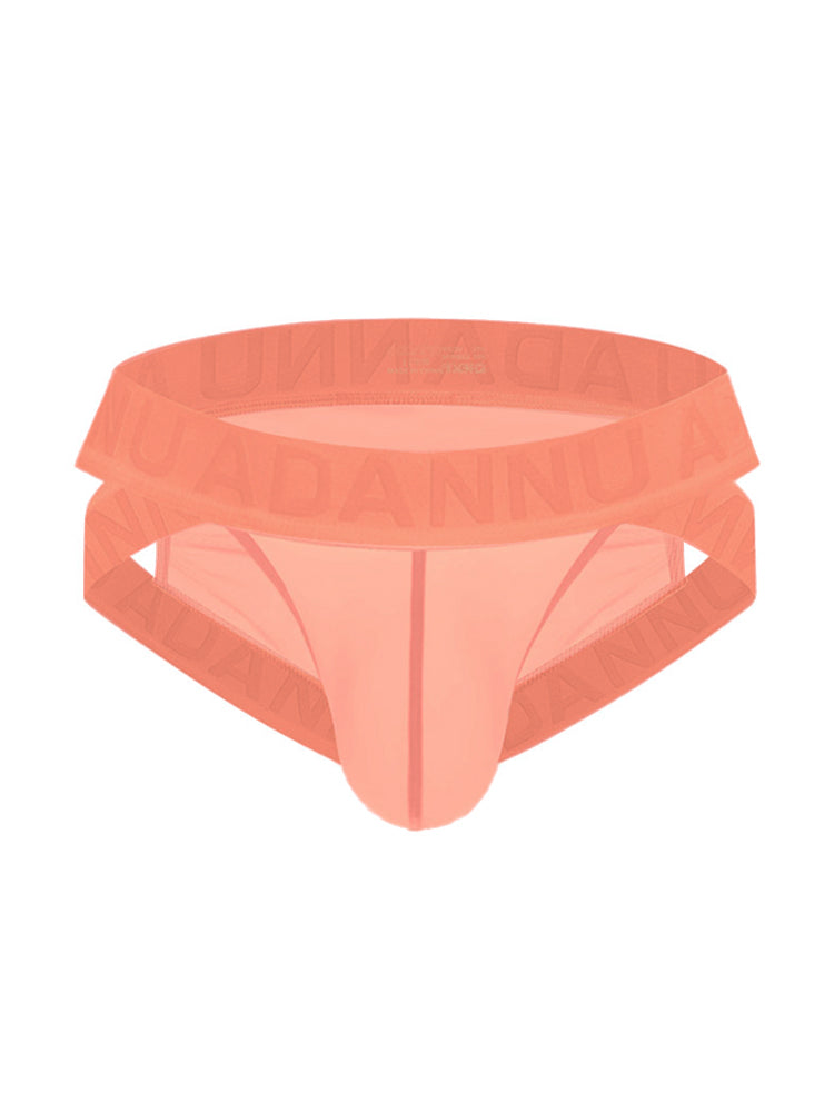 2 Pack Men's Sexy Odor-Control Stretch Fit Semi-Transparent Sporty Cut Bikini