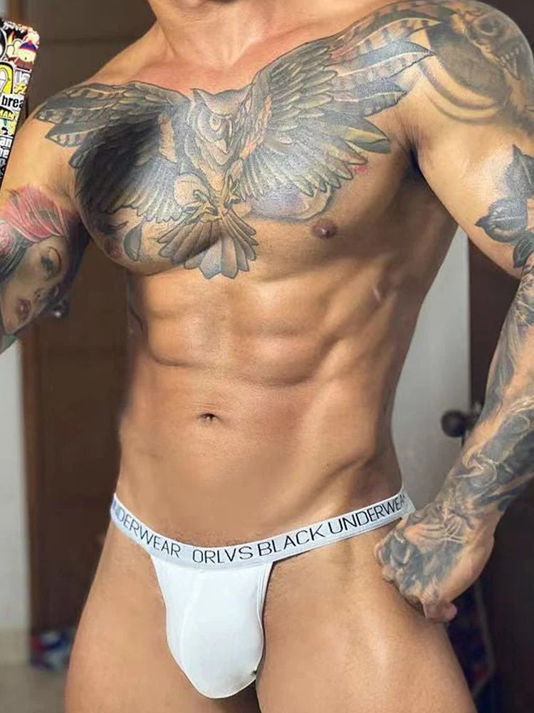 2 Pack Men's Soft Modal Bikini with U-Shaped Pouch and Stretch Waistband