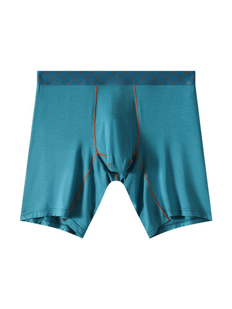 2 Pack Men's Stretch Fabric Full Coverage Anti-Chafing Soft Midway Briefs