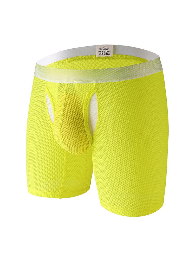 2 Pack Men's Ice Silk Ultra-Soft Mesh Breathable Cooling Comfort Midway Briefs