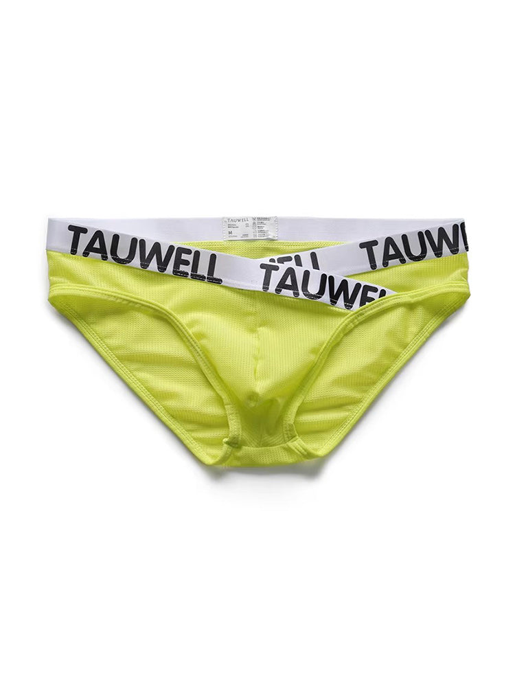 3 Pack Men's Minimalist Mesh Bikini with Crossed Waistband