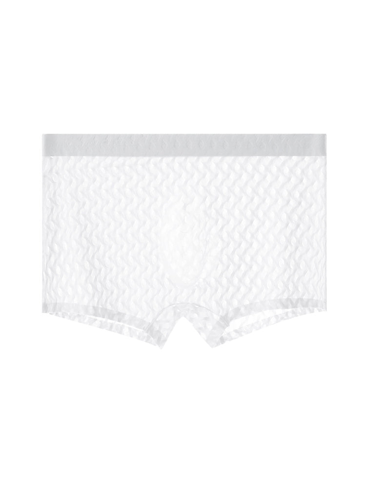 Men's 3D Contoured Pouch Breathable Honeycomb Mesh Trunks