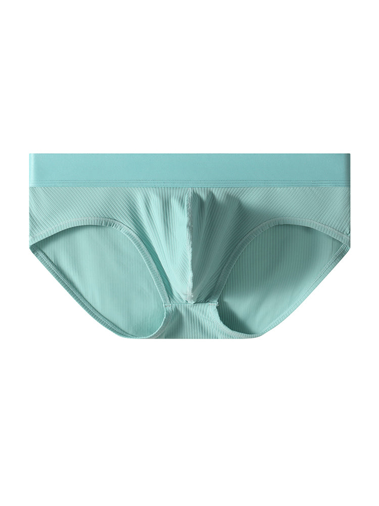 3 Pack Men's Solid Color Large U-Pouch Sporty Cut Odor-Resistant Soft Briefs